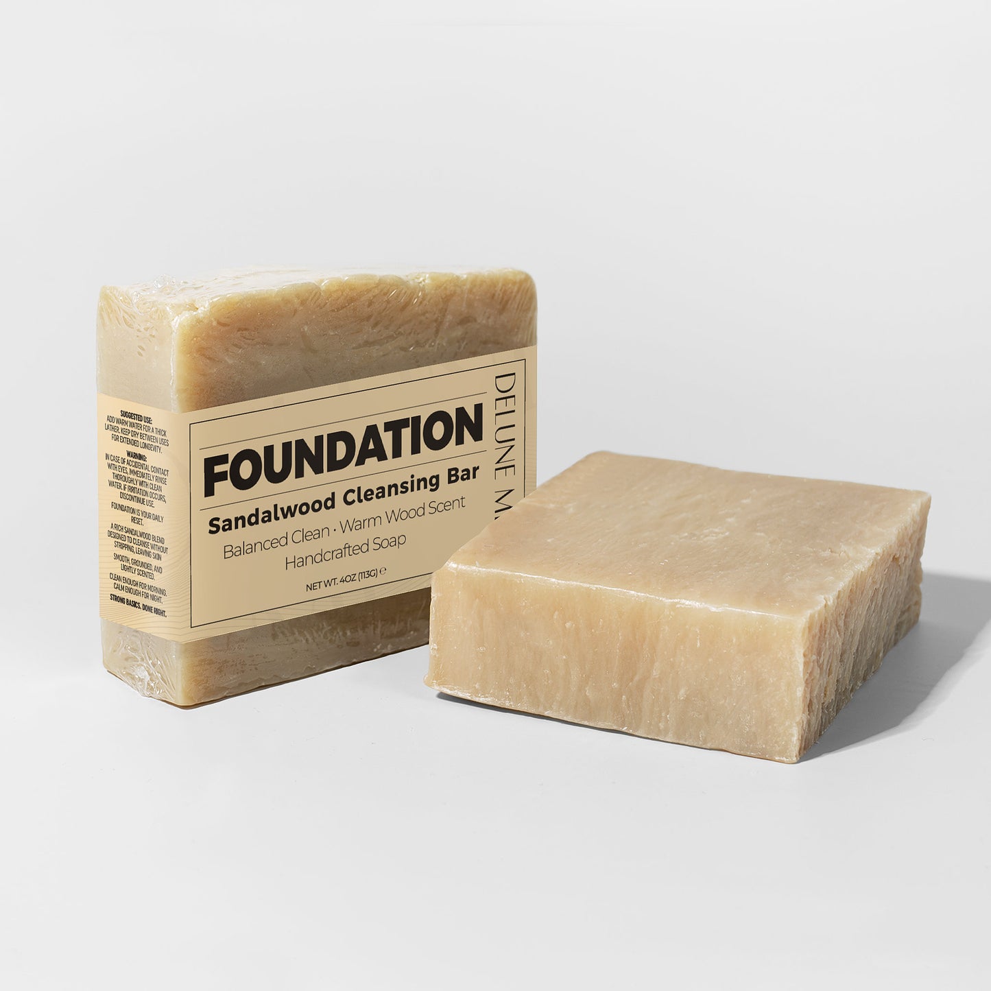 Delune Men FOUNDATION Rich Sandalwood Bar product information image
