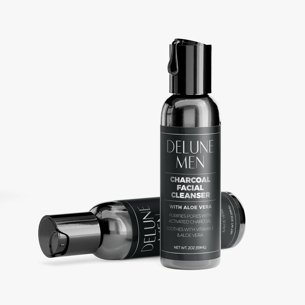 Delune Men Charcoal Facial Cleanser product information image