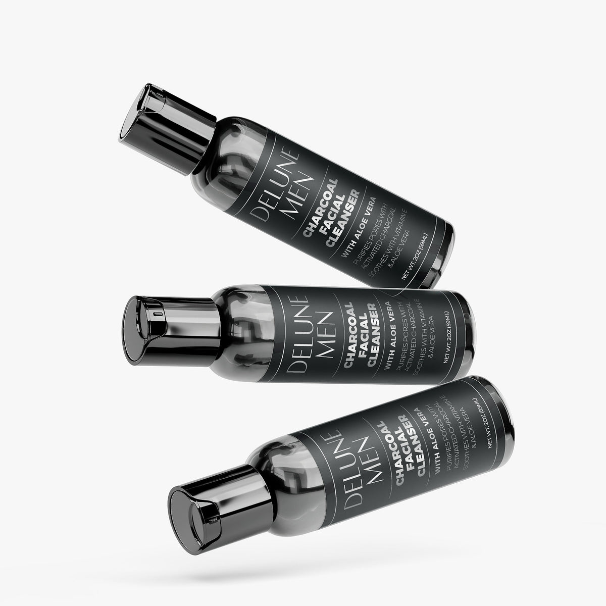 Delune Men Charcoal Facial Cleanser product detail image