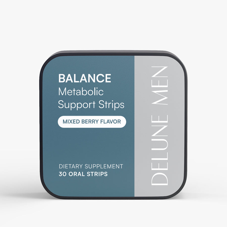 Delune Men BALANCE Metabolic Support Strips product pouch