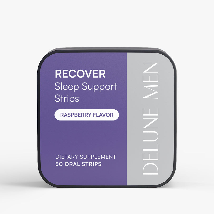 Delune Men RECOVER Sleep Support Strips product pouch