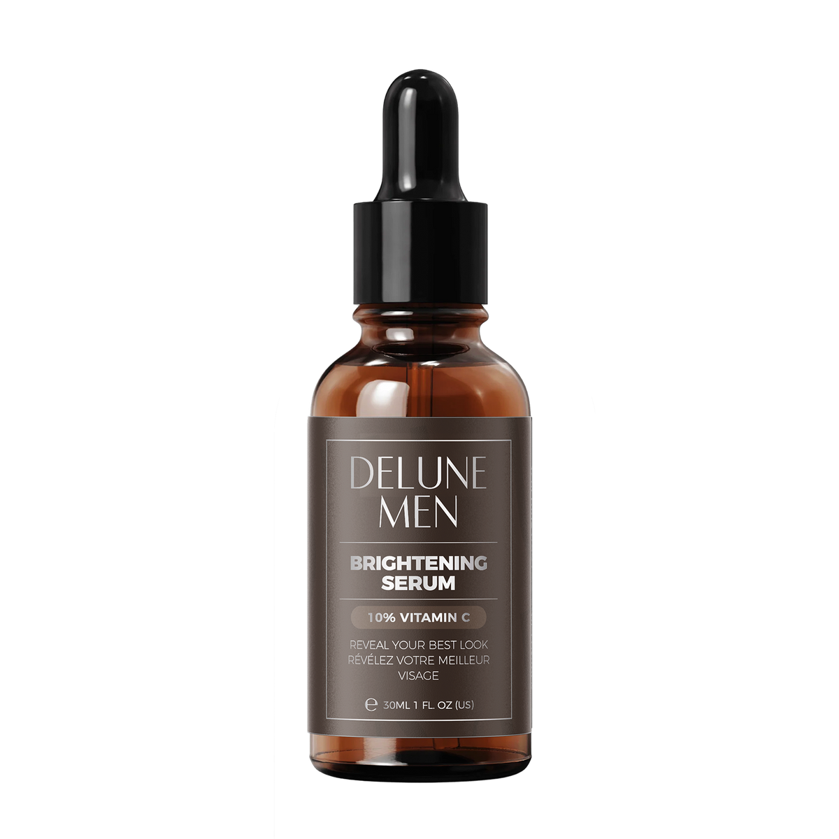 Delune Men Brightening Serum with 10% Vitamin C bottle