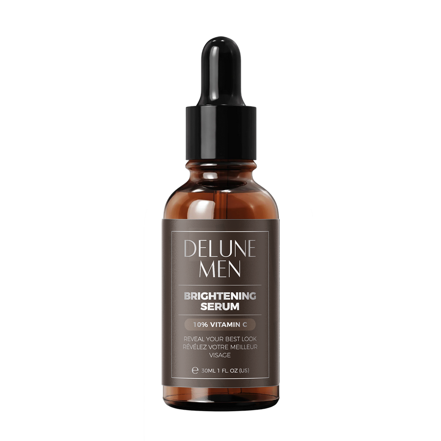 Delune Men Brightening Serum with 10% Vitamin C bottle