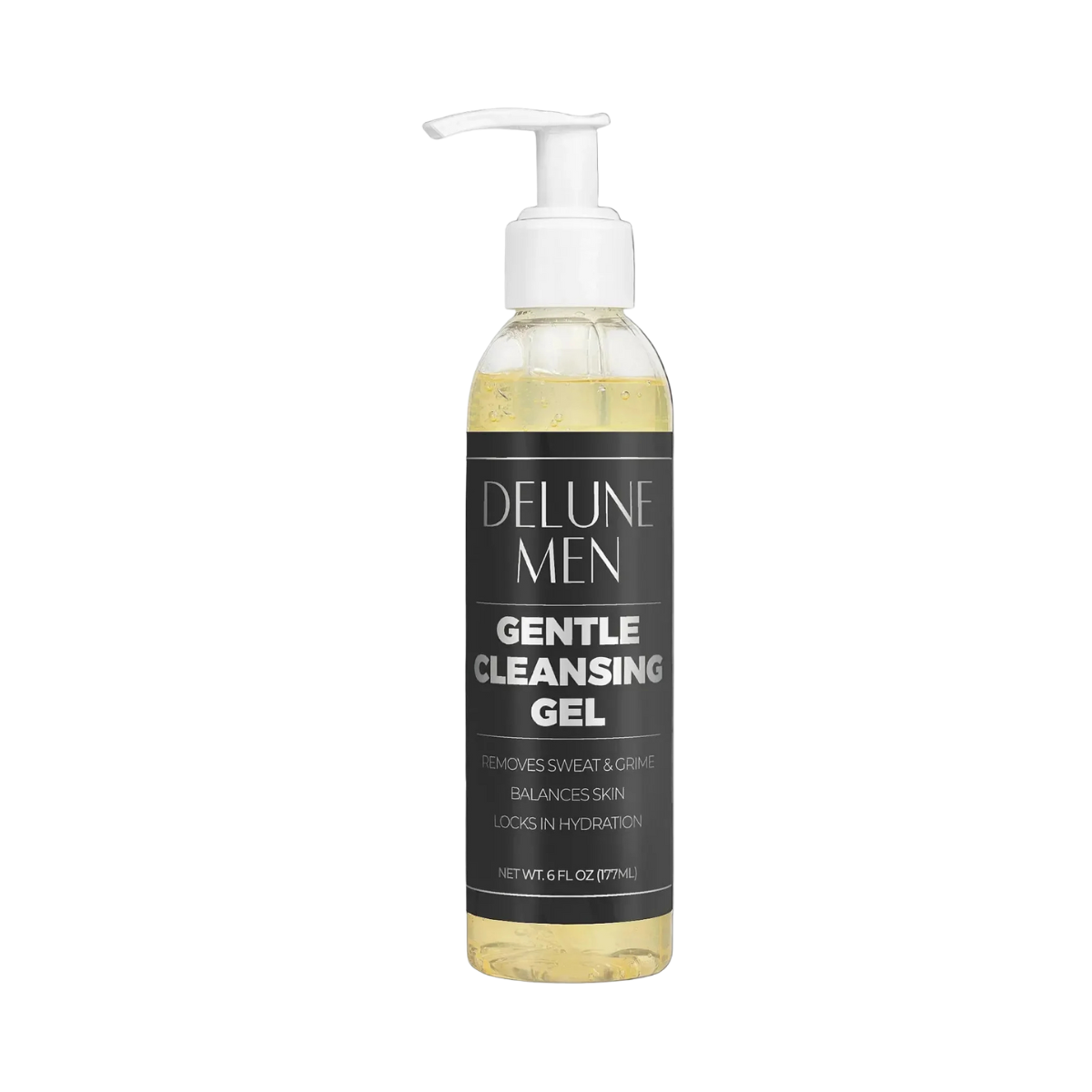 Delune Men Gentle Cleansing Gel bottle for daily face cleansing